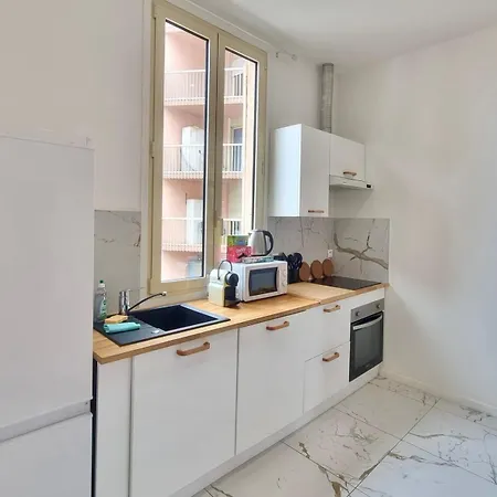 Lägenhet Clair Logis Monaco Parking Terrasse *